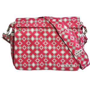 Ju-Ju-Be “better be” diaper bag - pink pinwheels